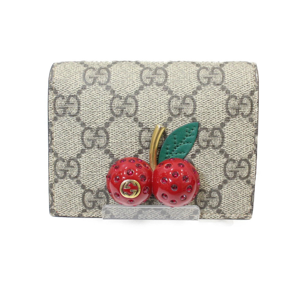Gucci Bi fold wallet Supreme CherryCherryCompact